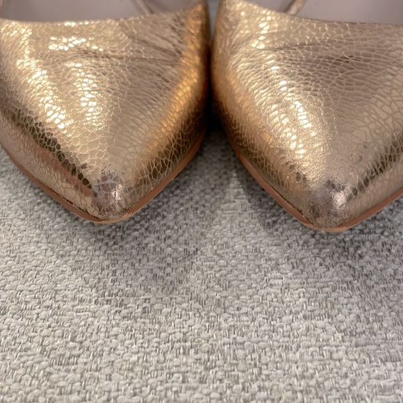 Vince Camuto rose gold shattered metallic Halona pumps size 7.5 - Picture 3 of 15